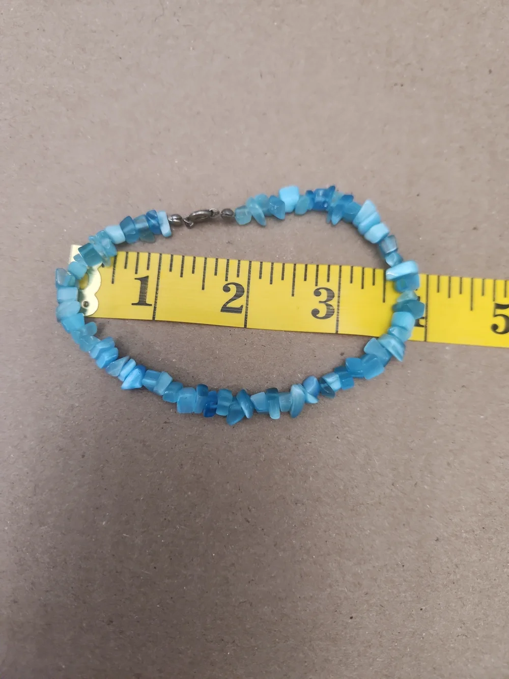 Blue Chip Stone Beaded Bracelet - Women Jewelry